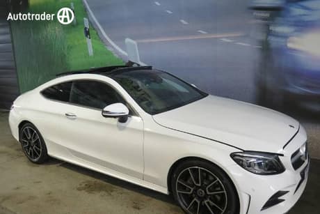 White 2019 Mercedes-Benz C300 Coupe