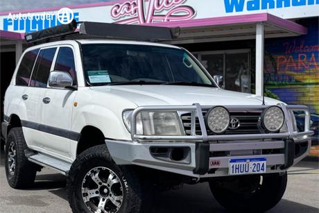 White 2003 Toyota Landcruiser Wagon Gxl (4X4)