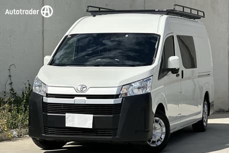 White 2021 Toyota HiAce Van Slwb