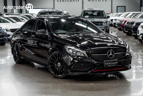 Black 2018 Mercedes-Benz CLA250 Coupe Sport 4Matic