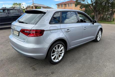 Silver 2016 Audi A3 Hatchback Sportback 1.6 Tdi Attraction