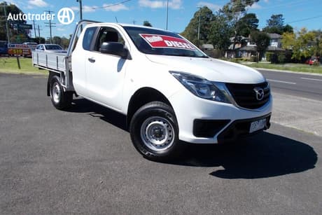 White 2020 Mazda BT-50 Freestyle Cab Chassis Xt (4X2) (5Yr)