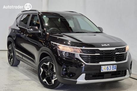 Black 2023 Kia Seltos Wagon Sport+ (Awd)