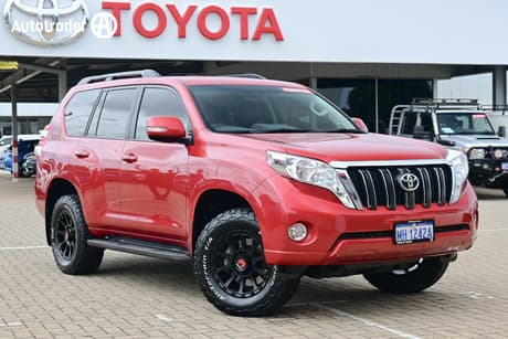 Red 2016 Toyota Landcruiser Prado Wagon Gxl (4X4)
