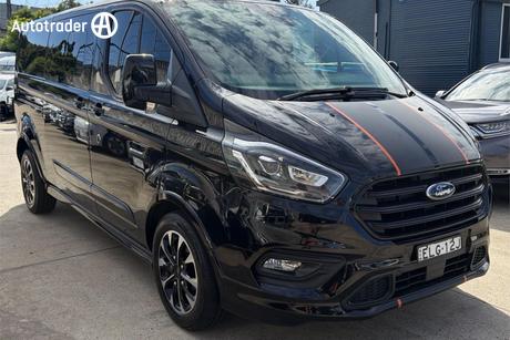Black 2020 Ford Transit Custom Van 320L Sport Dciv (Lwb)