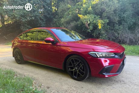 Red 2022 Honda Civic Hatchback Vti-Lx
