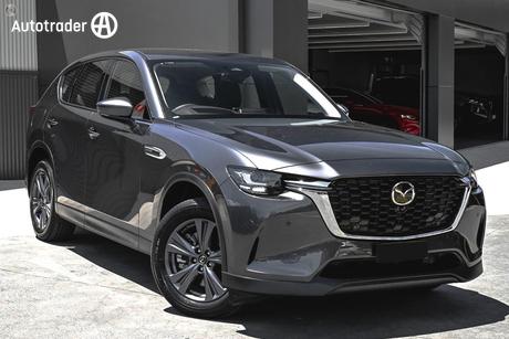 Grey 2025 Mazda CX-60 Wagon P50E Evolve Phev