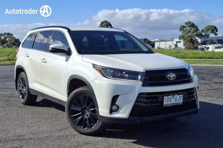 White 2019 Toyota Kluger Wagon Gxl Black Edition (2Wd)
