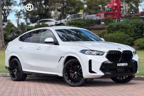 White 2024 BMW X6 Coupe Xdrive40I M Sport Mhev