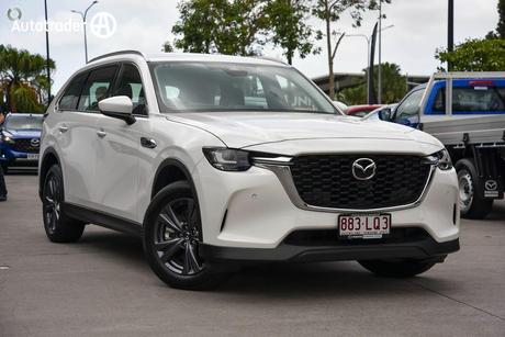 White 2024 Mazda CX-80 Wagon G40E Pure