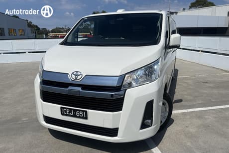 White 2022 Toyota HiAce Van Lwb