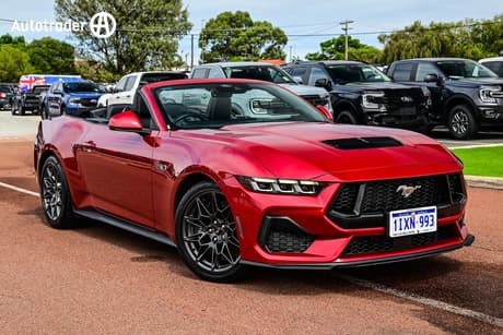 Red 2024 Ford Mustang Convertible Gt 5.0 V8