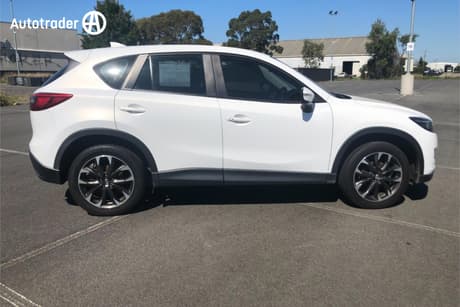 White 2015 Mazda CX-5 Wagon Grand Tourer (4X4)