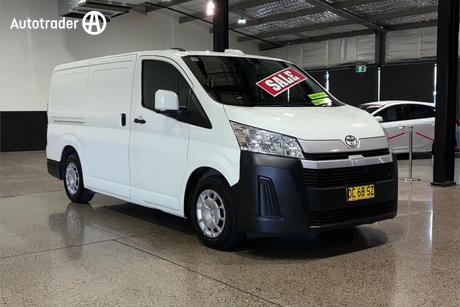White 2021 Toyota HiAce Van Lwb