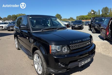Black 2012 Land Rover Range Rover Sport Wagon 3.0 Sdv6 Luxury