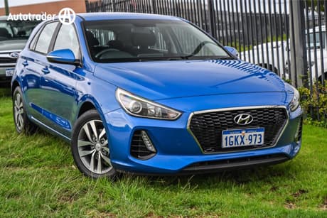 Blue 2017 Hyundai I30 Hatchback Active