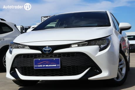 White 2020 Toyota Corolla Hatchback Ascent Sport (Hybrid)
