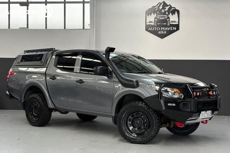 Grey 2016 Mitsubishi Triton Dual Cab Utility Glx Plus (4X4)