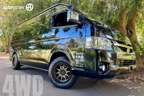Black 2020 Toyota HiAce Commercial 4WD SLWB TURBO DIESEL
