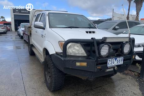 White 2008 Toyota Hilux Ute Tray SR