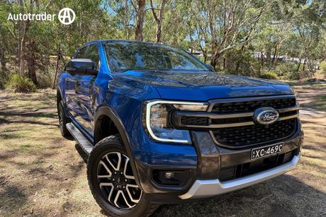 Blue 2022 Ford Ranger Double Cab Pick Up Sport 2.0 (4X4)