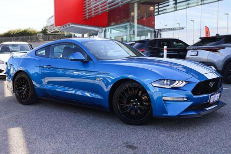 Blue 2019 Ford Mustang Coupe Fastback Gt 5.0 V8