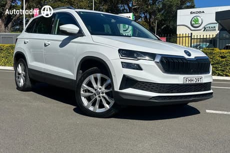 White 2023 Skoda Karoq Wagon Style 110Tsi