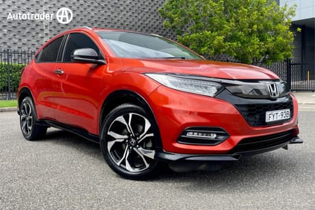 Orange 2018 Honda HR-V Wagon Rs