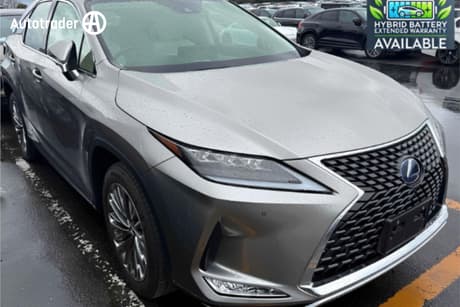 Grey 2022 Lexus RX SUV VERSION L HYBRID SUV W/ HUD DISPLAY