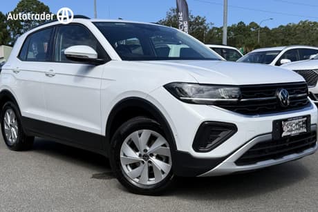 White 2024 Volkswagen T-Cross Wagon 85Tfsi Life