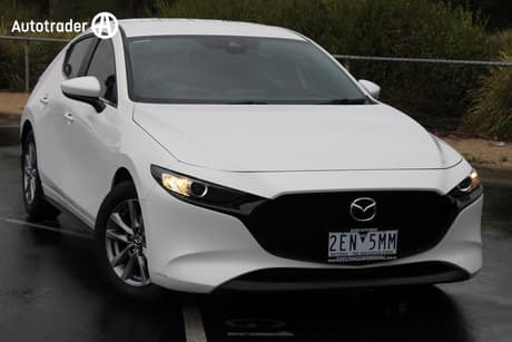 White 2020 Mazda 3 Hatchback G20 Pure