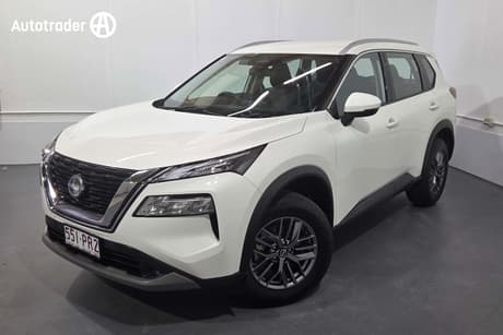 White 2023 Nissan X-Trail Wagon St (4Wd) 7 Seat