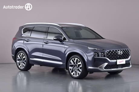 Grey 2021 Hyundai Santa FE Wagon Highlander Crdi (Awd)