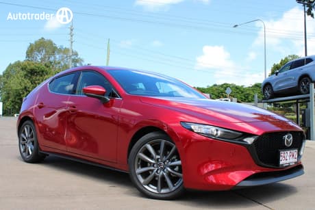 Red 2025 Mazda Mazda3 Hatchback G20 Touring Vision