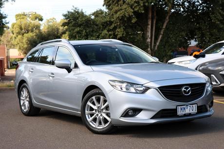 Silver 2017 Mazda 6 Wagon Sport