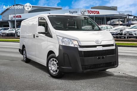 White 2021 Toyota HiAce Van Lwb