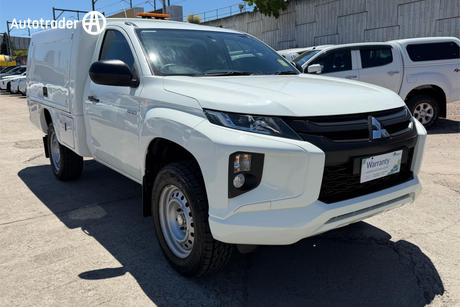 White 2019 Mitsubishi Triton Cab Chassis Glx