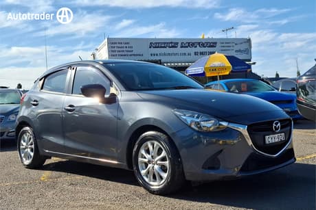 Grey 2015 Mazda 2 Hatchback Maxx