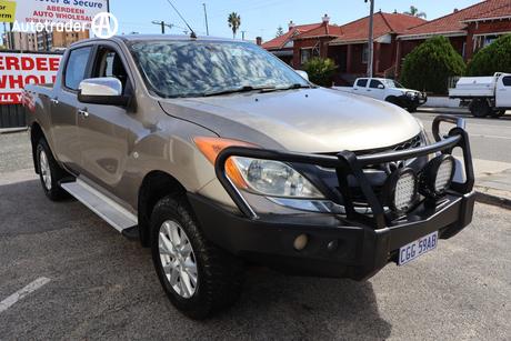 Gold 2013 Mazda BT-50 Dual Cab Utility Gt (4X4)