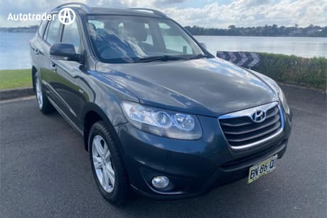 Grey 2011 Hyundai Santa FE Wagon Highlander Crdi (4X4)