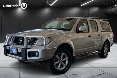 Silver 2012 Nissan Navara Dual Cab Pick-up St (4X4)