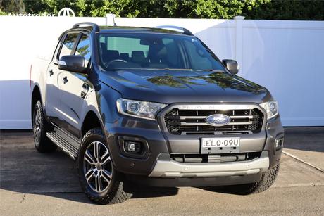 Grey 2020 Ford Ranger Double Cab Pick Up Wildtrak 3.2 (4X4)