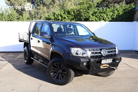 Blue 2018 Volkswagen Amarok Dual Cab Utility V6 Tdi 550 Sportline