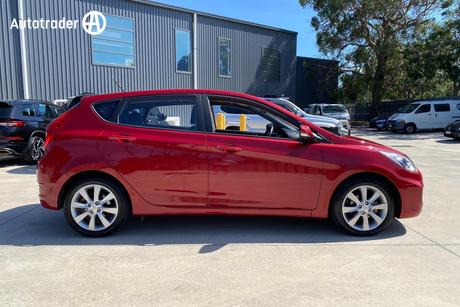 Red 2018 Hyundai Accent Hatchback Sport