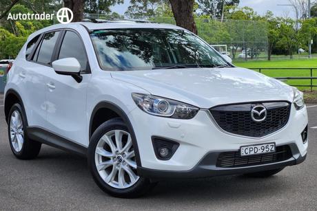 White 2013 Mazda CX-5 Wagon Grand Tourer (4X4)