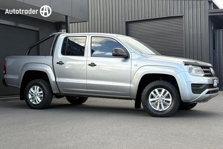 Silver 2021 Volkswagen Amarok Dual Cab Utility Tdi420 Core 4Motion
