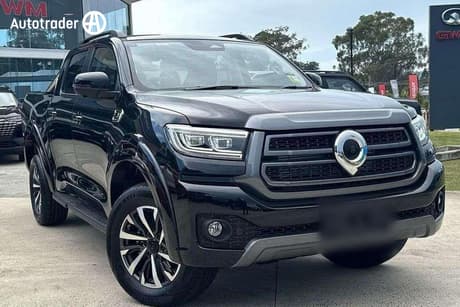Black 2025 GWM Cannon Dual Cab Utility Ultra (4X4)