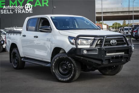 White 2021 Toyota Hilux Double Cab Pick Up Sr (4X4)