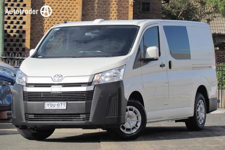 White 2024 Toyota HiAce Van Lwb