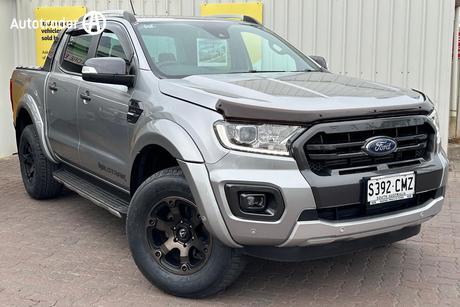 Silver 2021 Ford Ranger Double Cab Pick Up Wildtrak 2.0 (4X4)
